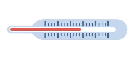 medisch thermometer icoon. klassiek medisch kwik voor temperatuur meting. gezondheidszorg en medisch apparatuur. vector vlak illustratie