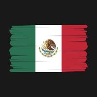 Mexico vlag vector illustratie