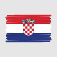 Kroatië vlag vector illustratie