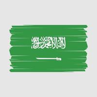 saudi Arabië vlag vector illustratie