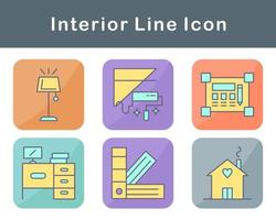 interieur vector icoon reeks