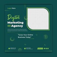 digitale marketing social media postontwerp vector