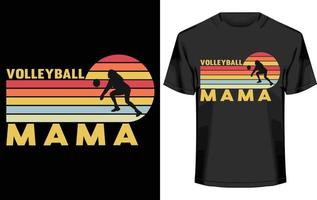 volleybal t-shirt ontwerp vector