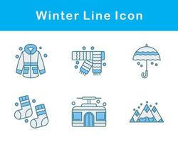 winter vector icoon reeks