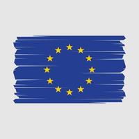 Europese vlag vector illustratie