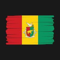 Guinea vlag vector illustratie