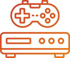 pictogramstijl gameconsole vector