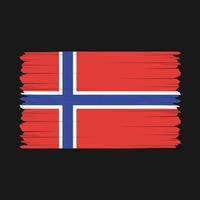 Noorwegen vlag vector illustratie