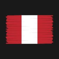 Peru vlag vector illustratie