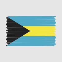 Bahamas vlag vector illustratie