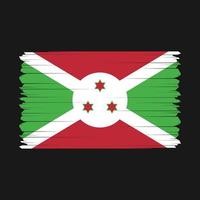 Burundi vlag vector illustratie