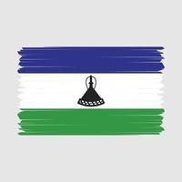 Lesotho vlag vector illustratie