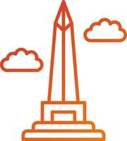 obelisk van buenos aires icoon stijl vector