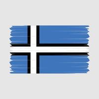 Estland vlag vector illustratie