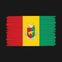 Guinea vlag vector illustratie