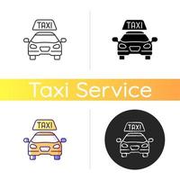 taxi's vector pictogram