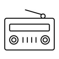 radio vector pictogram