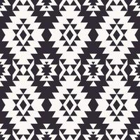 Navajo zwart wit patroon. aztec Navajo meetkundig vorm naadloos patroon achtergrond. etnisch zuidwesten patroon gebruik voor kleding stof, textiel, huis interieur decoratie elementen, bekleding, inpakken. vector