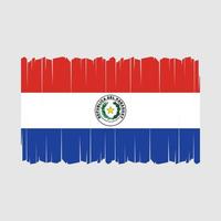 vlag van paraguay vector