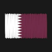 vlag van qatar vector