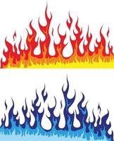 vlam brand voorraad vector beeld illustraties