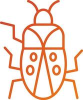 bug-pictogramstijl vector