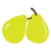 Peer fruit icoon vector