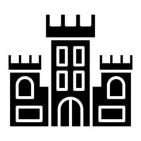 kasteel vector pictogram