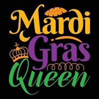 mardi gras koningin. vector