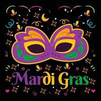 mardi gras t-shirt. vector