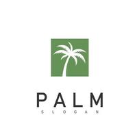 luxe palm logo sjabloon vector