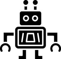 nano robot icoon stijl vector