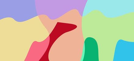 kleurrijk abstract vloeistof en Golf achtergrond vector