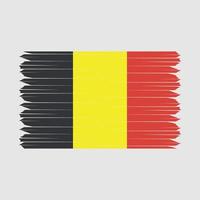 belgische vlag borstel vector