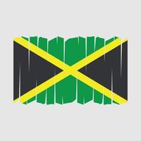 Jamaica vlag borstel vector