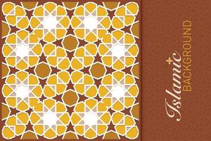 Islamitisch arabesk ontwerp vector beeld
