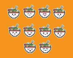 ramen schattig vector icoon ontwerp