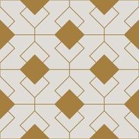 wijnoogst kunst deco naadloos patroon. lijn kunst meetkundig goud vormen. modern ornamenten vector illustratie. Gatsby retro elegant achtergrond voor kleding stof, behang of omhulsel