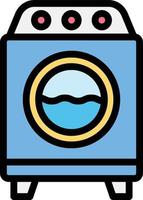 wasmachine vector pictogram ontwerp illustratie