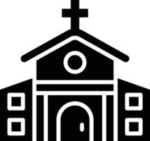 kerk vector pictogram ontwerp illustratie