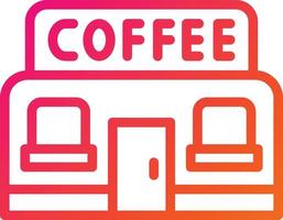 coffeeshop vector pictogram ontwerp illustratie