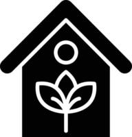 eco huis vector pictogram ontwerp illustratie