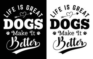 hond ras minnaar typografie grappig t overhemd ontwerp geschenk voor mannen en Dames. vector