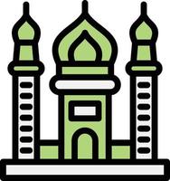 moskee vector pictogram ontwerp illustratie