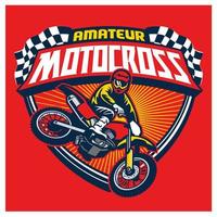 motorcross evenement insigne vector