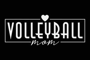 volleybal mam t-shirt ontwerp vector