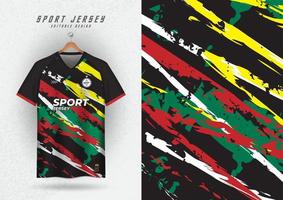 achtergronden voor sport- Jersey, Amerikaans voetbal truien, rennen truien, racing truien, geborsteld patronen, multi kleuren. vector