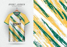 achtergrond voor sport- Jersey voetbal Jersey rennen Jersey racing Jersey patroon geel groen vector