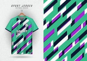 achtergrond voor sport- Jersey voetbal Jersey rennen Jersey racing Jersey plein patroon munt groen vector