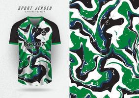 achtergrond voor sport- Jersey, voetbal Jersey, rennen Jersey, racing Jersey, groen en zwart Golf patroon. vector